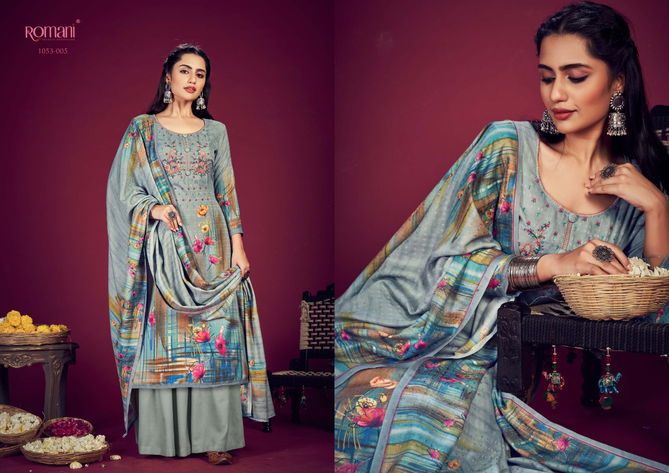 Romani Jhalak Exlusive Wear Pashmina Wholesale Dress Material Collection 